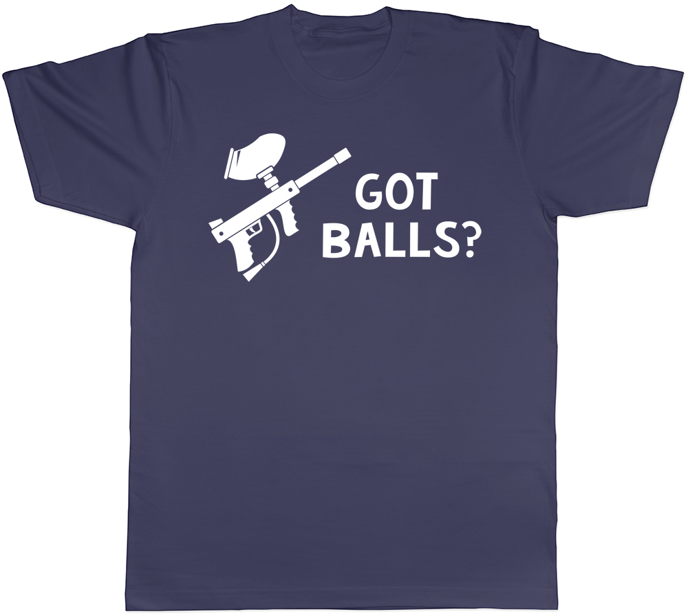 Got Balls Funny Paintball Unisex Mens Womens Ladies TShirt Tee eBay